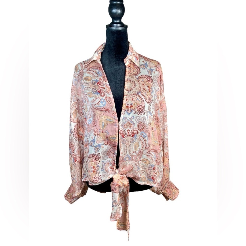 Aakaa Paisley Blouse Size Medium​​​